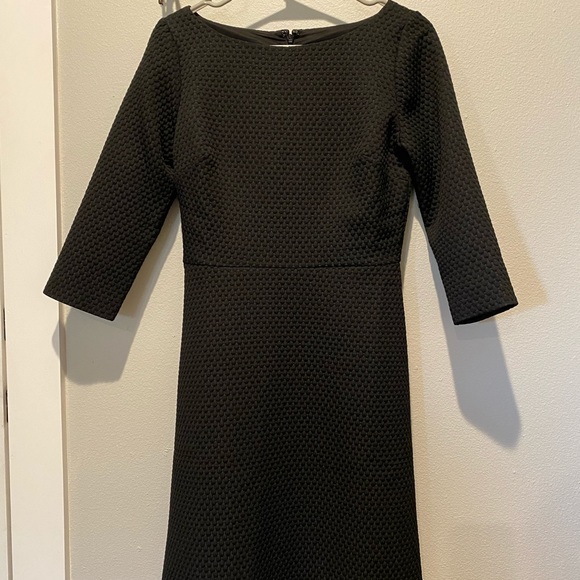J Crew Black 3/4 Sleeve Dress 🌿 Size 2 C9 - Picture 2 of 8